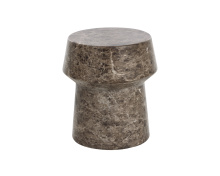 Sunpan 112719 - Brie End Table - Marble Look - Dark Emperador